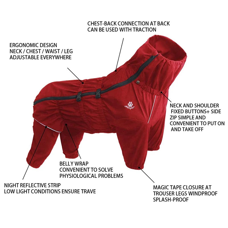 Warrior Shield All-Weather Dog Coat - PetPlayHub