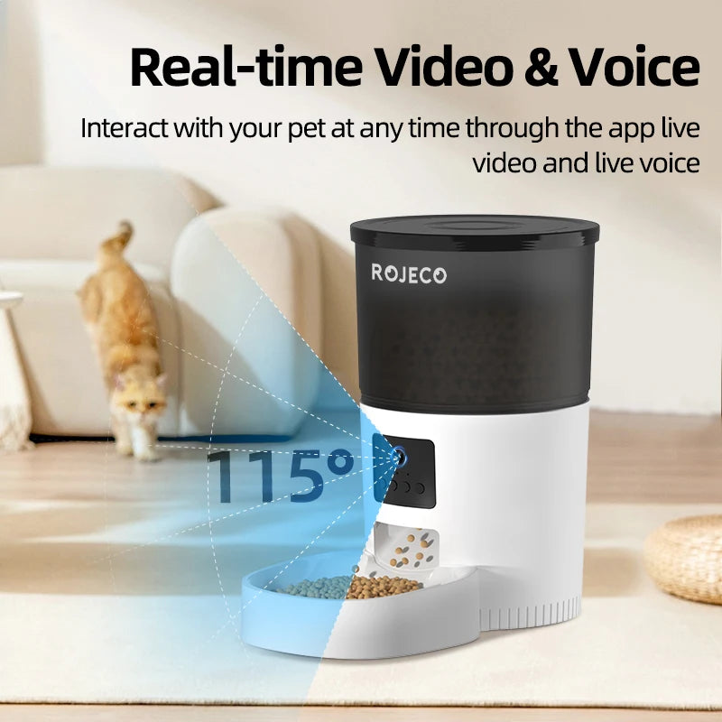 Automatic Pet Feeder with Camera – 3L Smart Food Dispenser - PetPlayHub