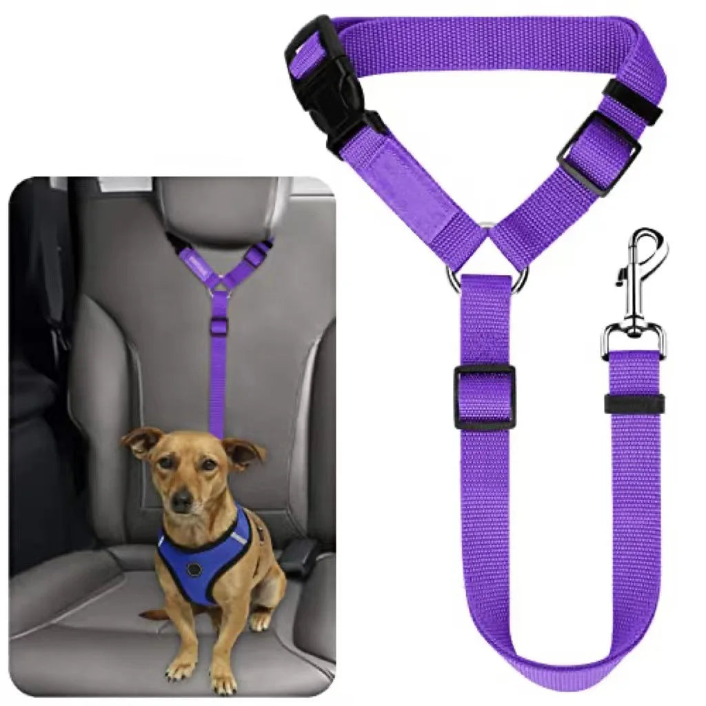 Adjustable Pet Car Seat Belt Leash - PetPlayHub