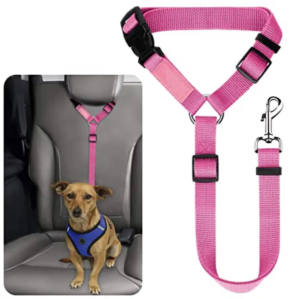Adjustable Pet Car Seat Belt Leash - PetPlayHub