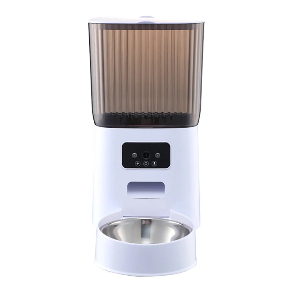 Smart Pet Feeder 5L with HD Camera – WiFi App Control - PetPlayHub