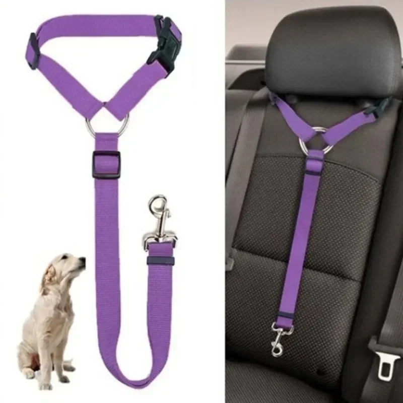 Adjustable Pet Car Seat Belt Leash - PetPlayHub