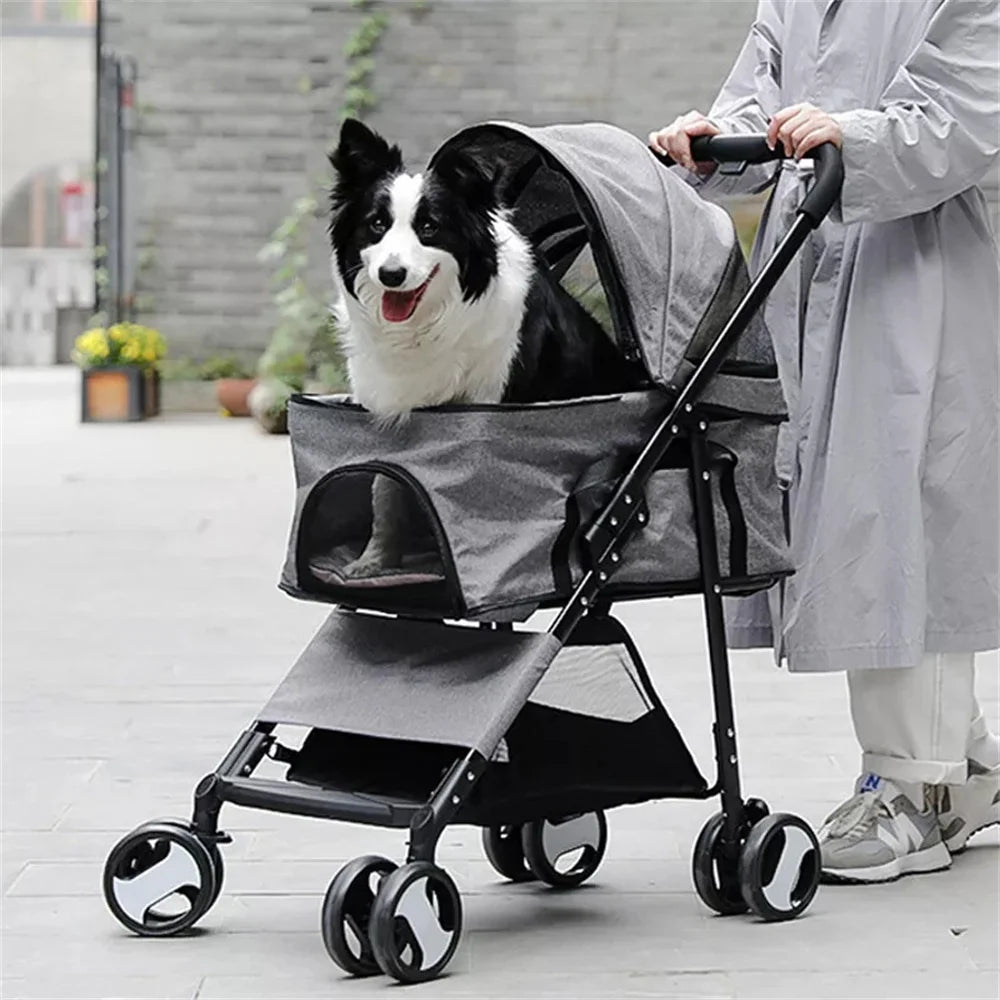 VoyageGuard Pro Pet Stroller - PetPlayHub