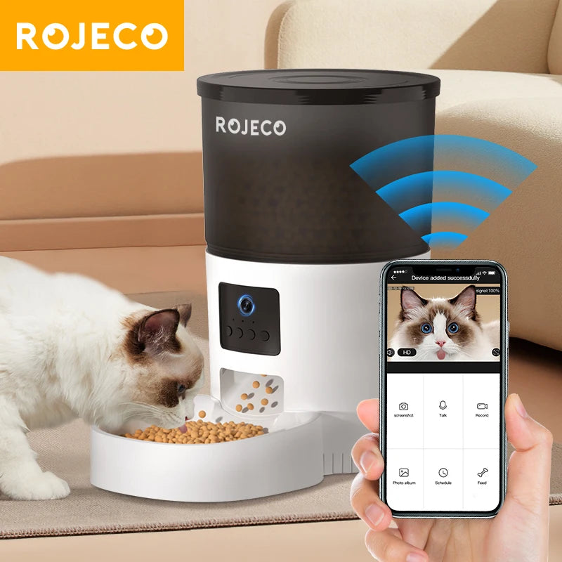 Automatic Pet Feeder with Camera – 3L Smart Food Dispenser - PetPlayHub