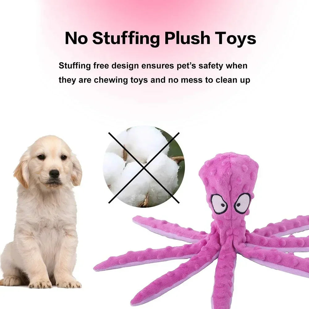 OctoPlay Pro Squeaky Dog Toy - PetPlayHub