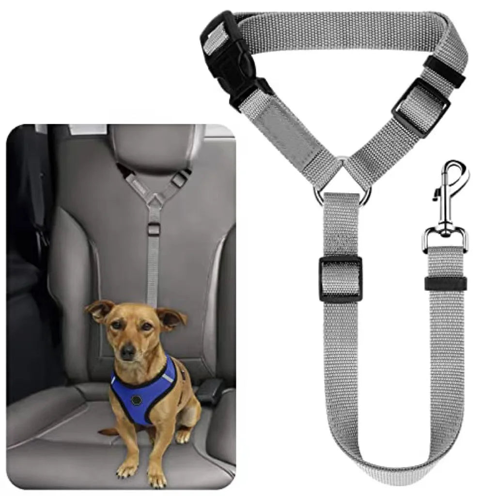 Adjustable Pet Car Seat Belt Leash - PetPlayHub