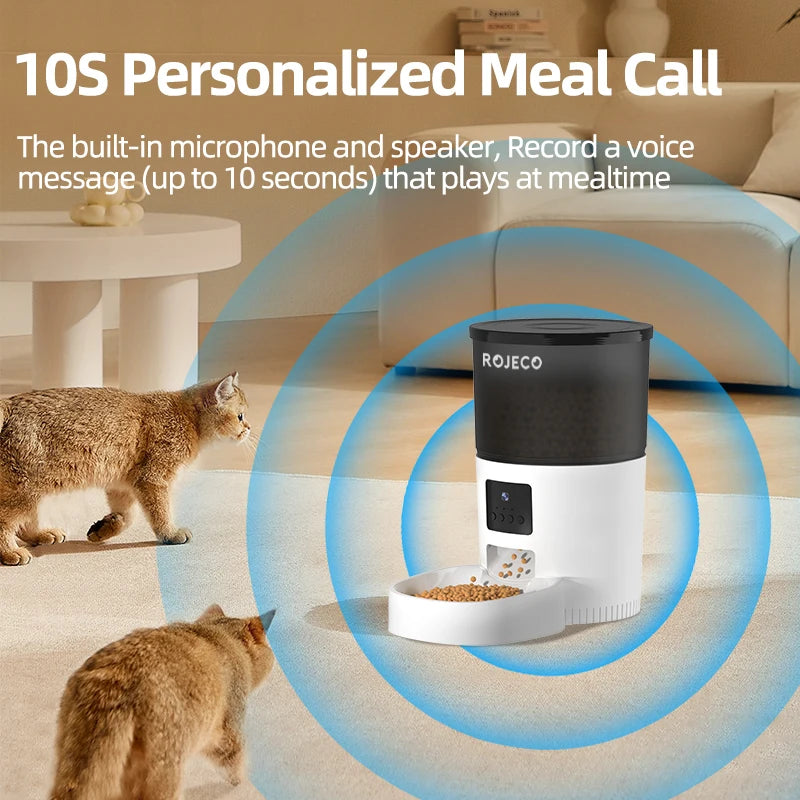 Automatic Pet Feeder with Camera – 3L Smart Food Dispenser - PetPlayHub