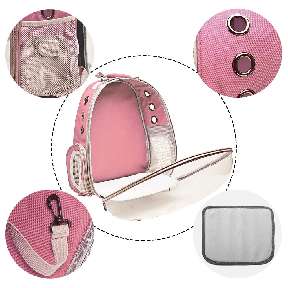 Space Capsule Pet Backpack - PetPlayHub