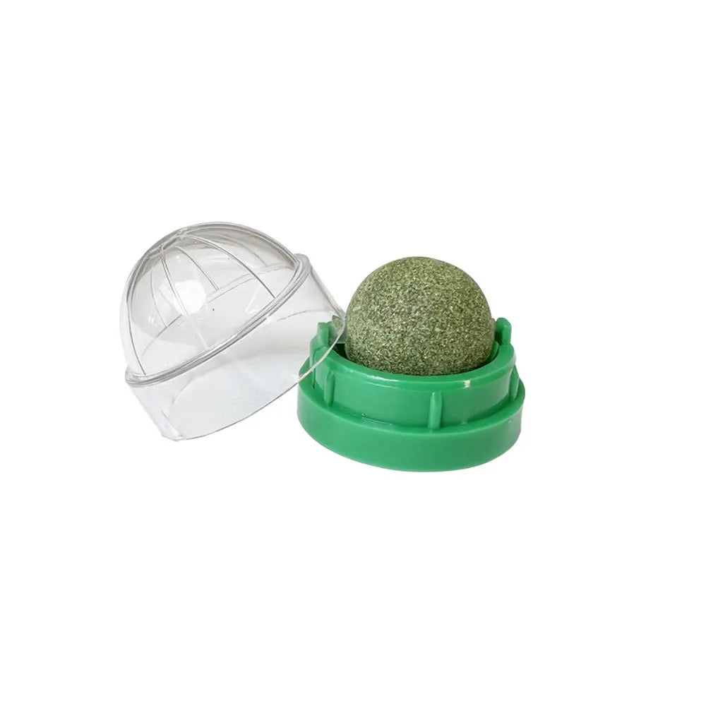 Catnip Wall Stick-On Ball Toy - PetPlayHub