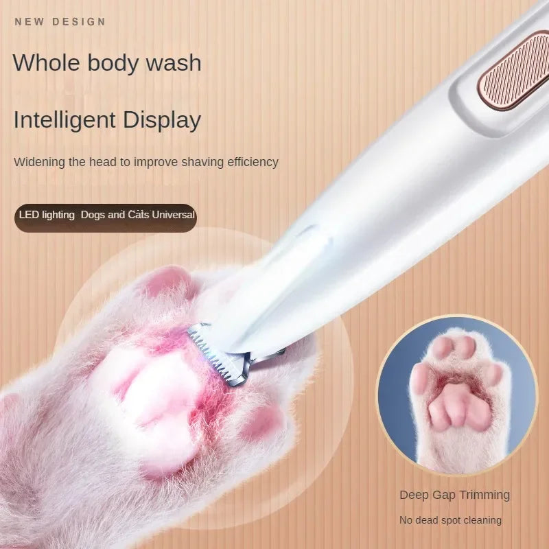 LED Pet Paw Hair Trimmer - PetPlayHub