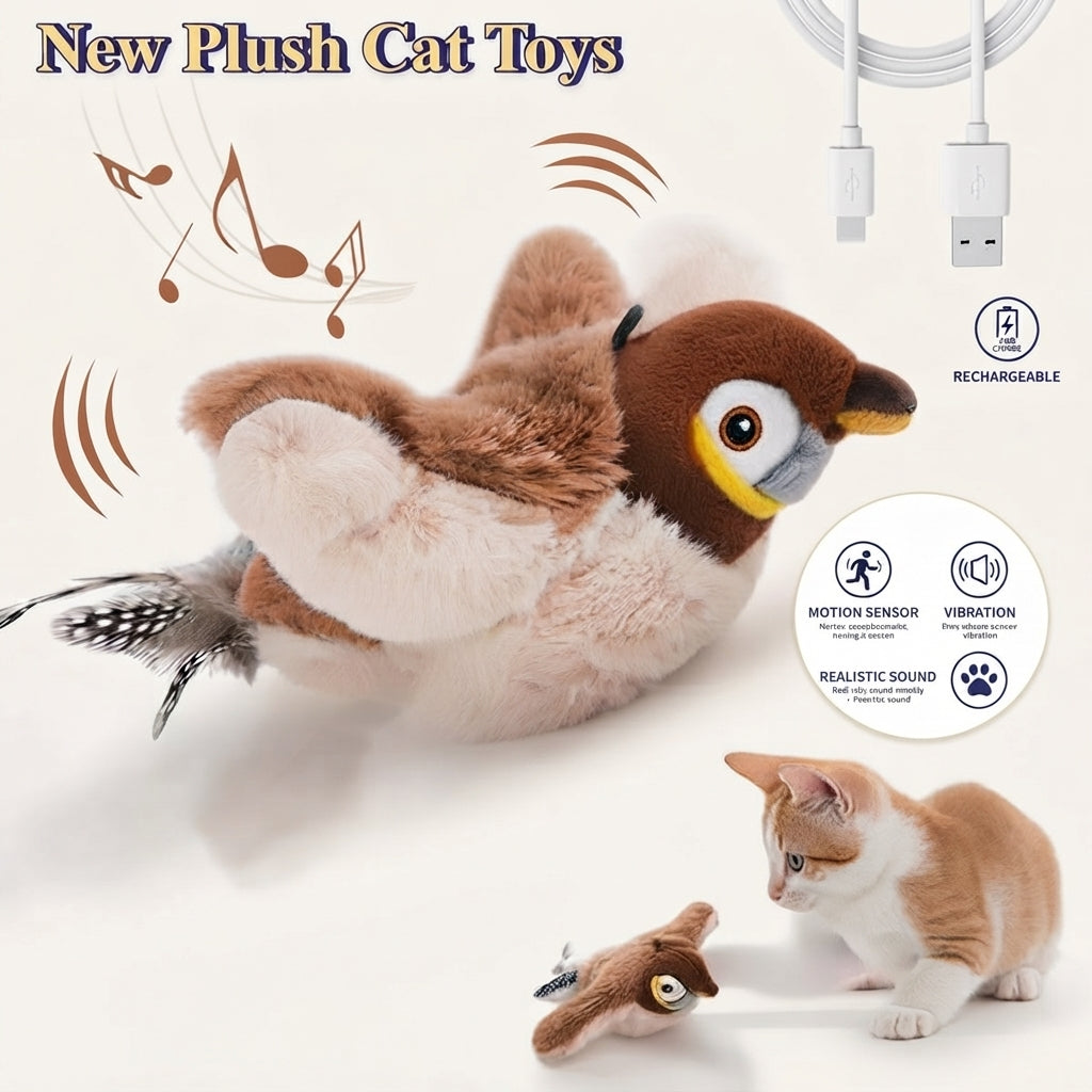 Interactive bird toy for cats™