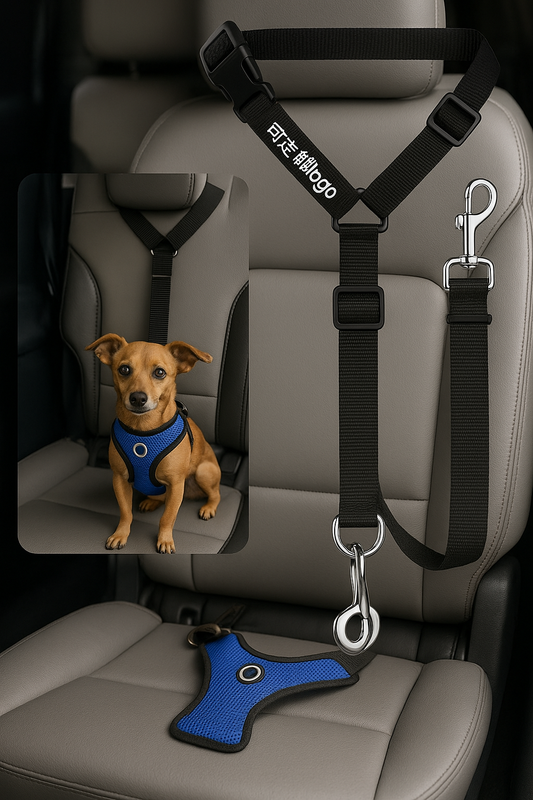 Adjustable Pet Car Seat Belt Leash - PetPlayHub