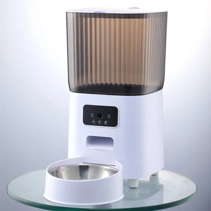 Smart Pet Feeder 5L with HD Camera – WiFi App Control - PetPlayHub