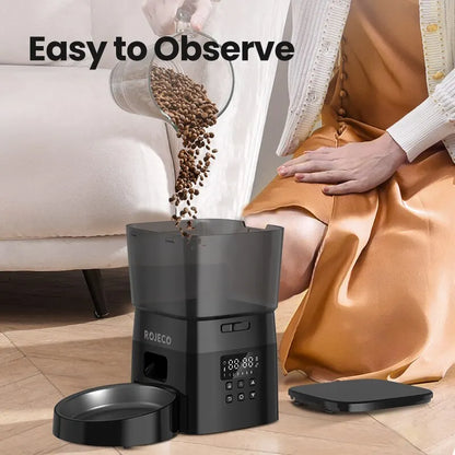2L Automatic Pet Feeder – Timed Meals for Cats & Small Dogs - PetPlayHub
