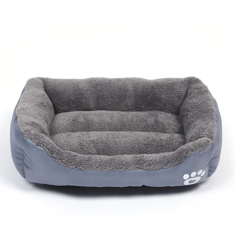 Large Washable Plush Pet Bed for Dogs - PetPlayHub