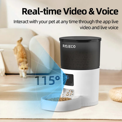 Automatic Pet Feeder with Camera – 3L Smart Food Dispenser - PetPlayHub