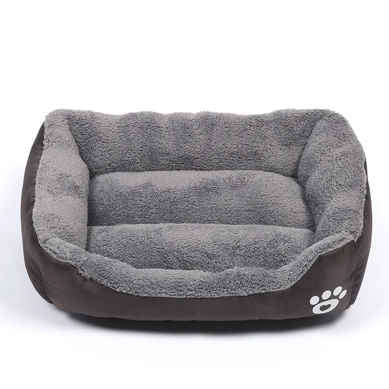 Large Washable Plush Pet Bed for Dogs - PetPlayHub
