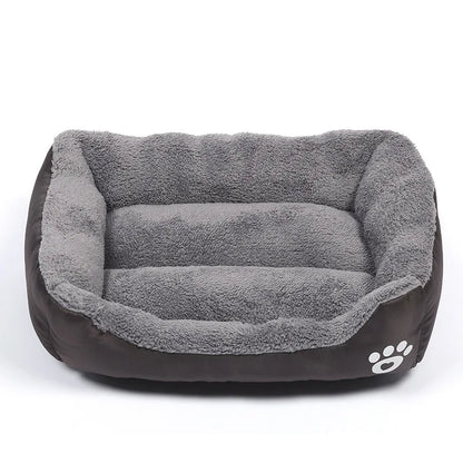 Large Washable Plush Pet Bed for Dogs - PetPlayHub