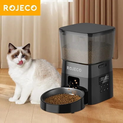 2L Automatic Pet Feeder – Timed Meals for Cats & Small Dogs - PetPlayHub