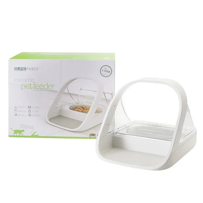 Microchip Automatic Pet Feeder - Stress-Free Feeding for Wet & Dry Food - PetPlayHub