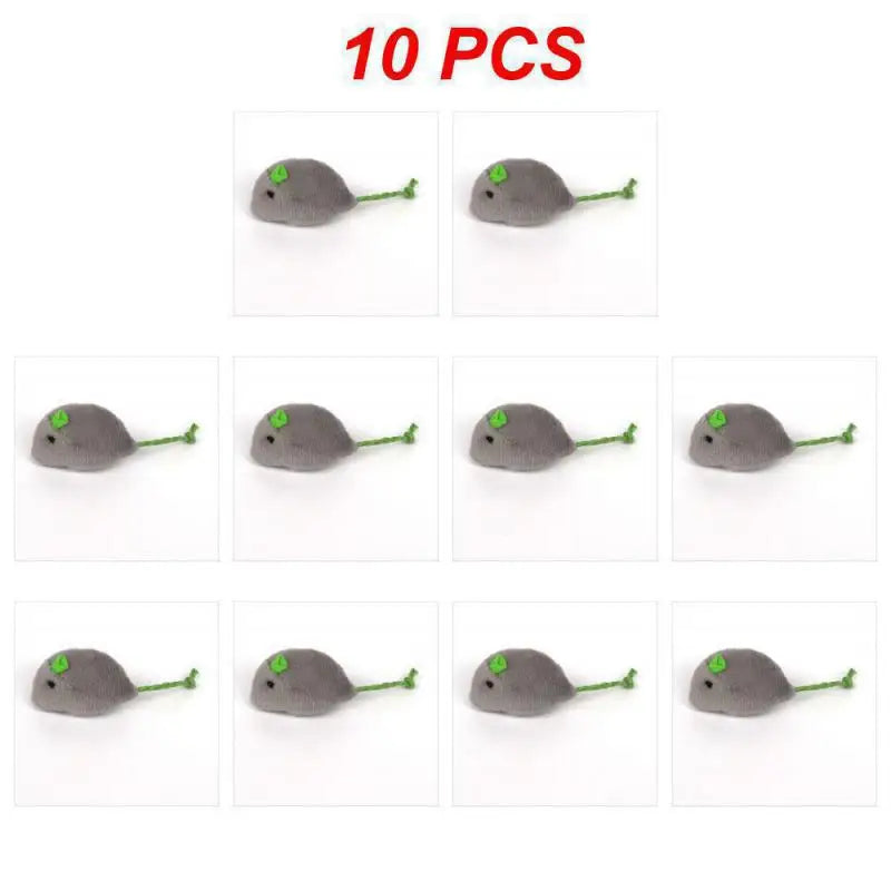 Colorful Catnip Plush Mouse Toy - PetPlayHub