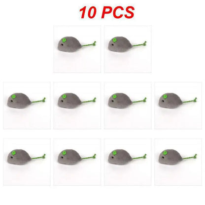 Colorful Catnip Plush Mouse Toy - PetPlayHub