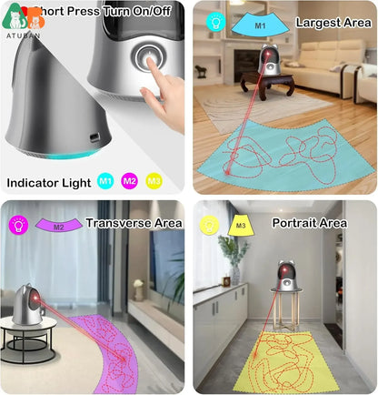 Multi-Pattern Pet Laser Play - PetPlayHub