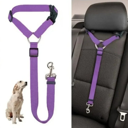 Adjustable Pet Car Seat Belt Leash - PetPlayHub