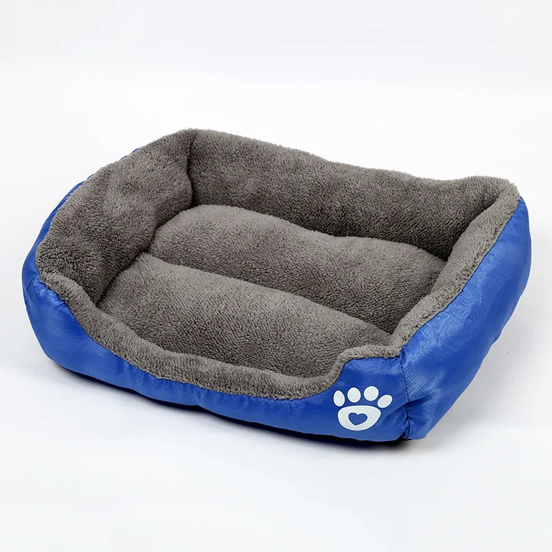 Large Washable Plush Pet Bed for Dogs - PetPlayHub