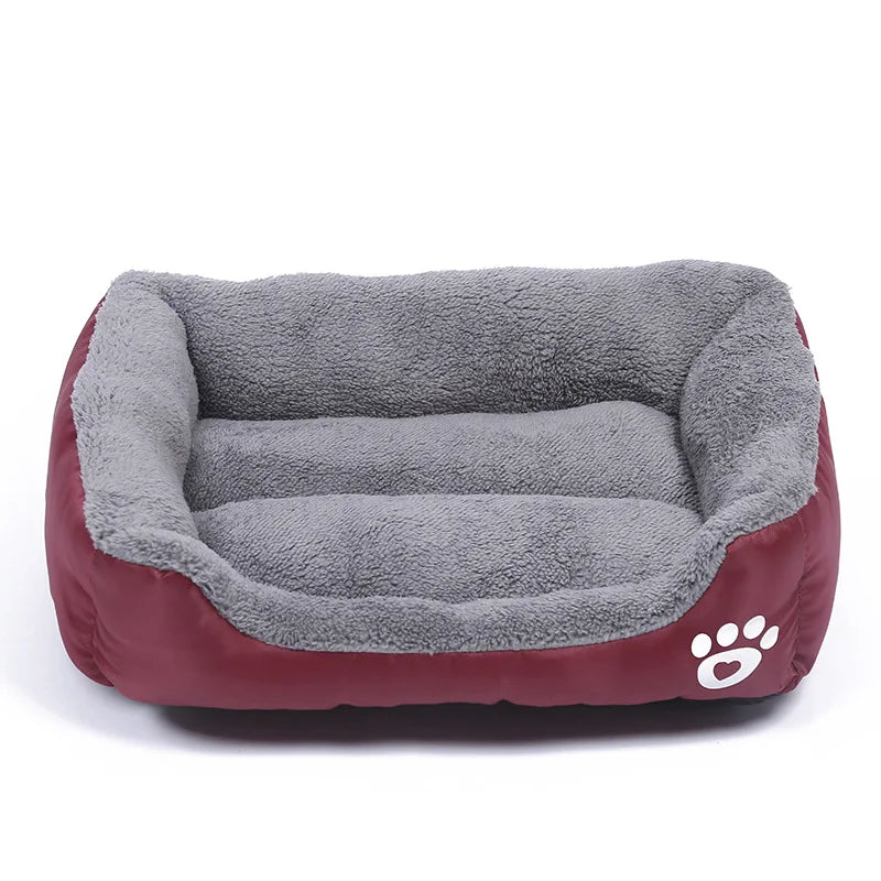 Large Washable Plush Pet Bed for Dogs - PetPlayHub