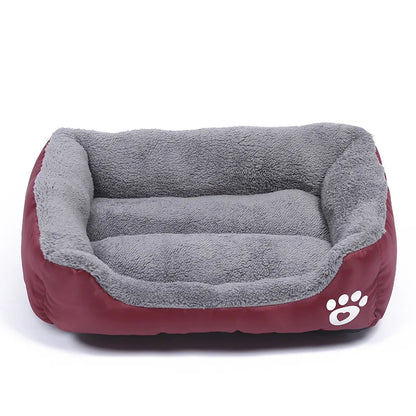 Large Washable Plush Pet Bed for Dogs - PetPlayHub
