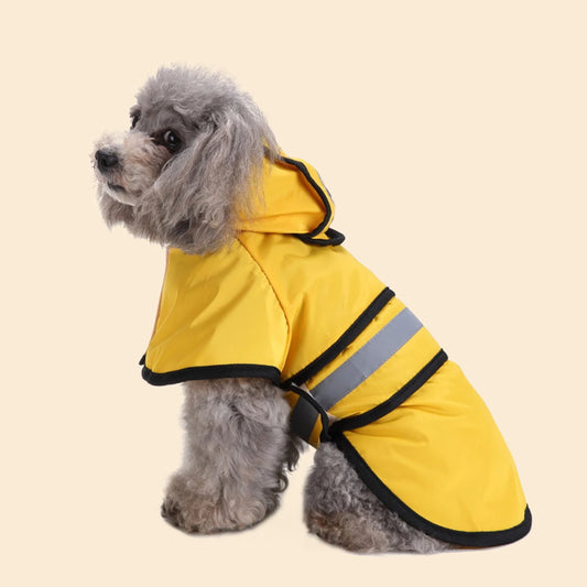 BrightPaws Reflective Dog Raincoat - PetPlayHub