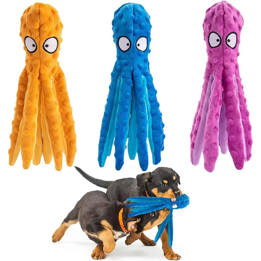 OctoPlay Pro Squeaky Dog Toy - PetPlayHub
