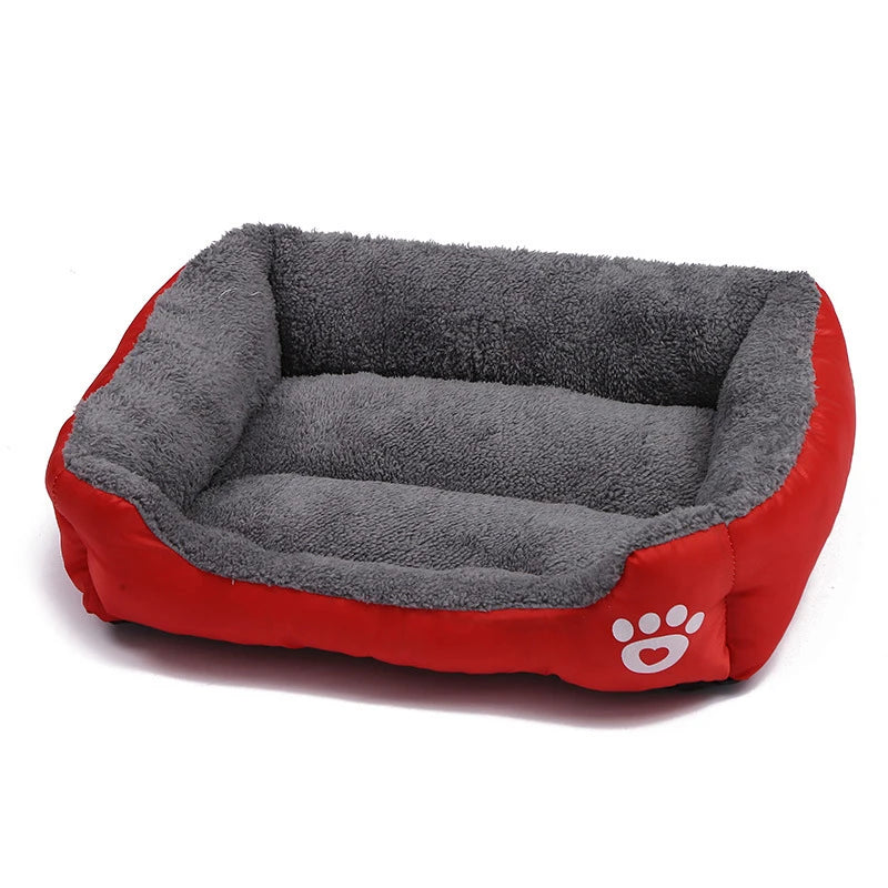 Large Washable Plush Pet Bed for Dogs - PetPlayHub
