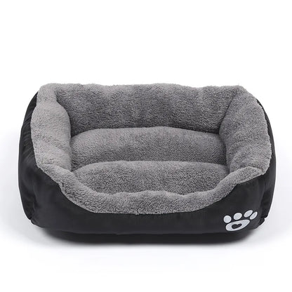 Large Washable Plush Pet Bed for Dogs - PetPlayHub