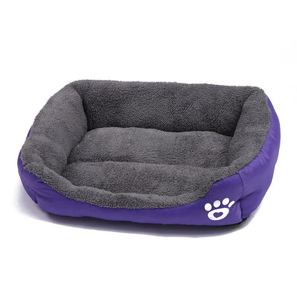 Large Washable Plush Pet Bed for Dogs - PetPlayHub