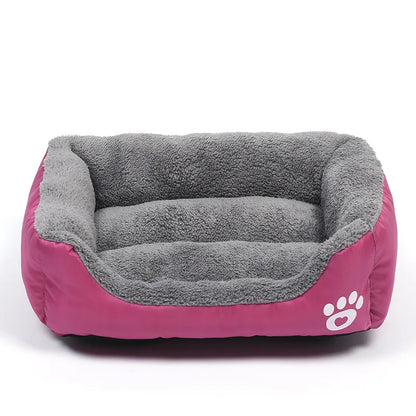 Large Washable Plush Pet Bed for Dogs - PetPlayHub