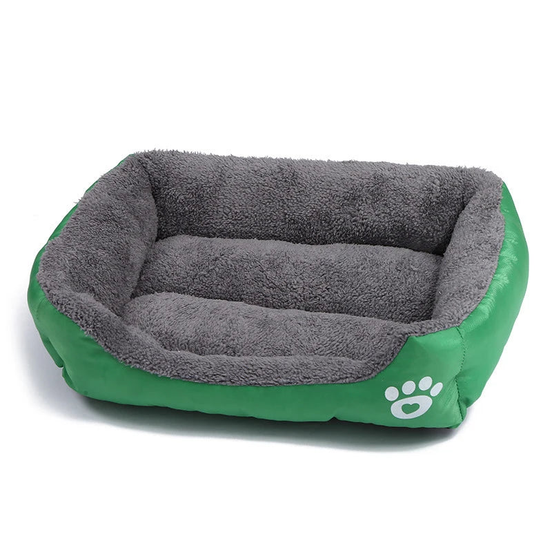 Large Washable Plush Pet Bed for Dogs - PetPlayHub