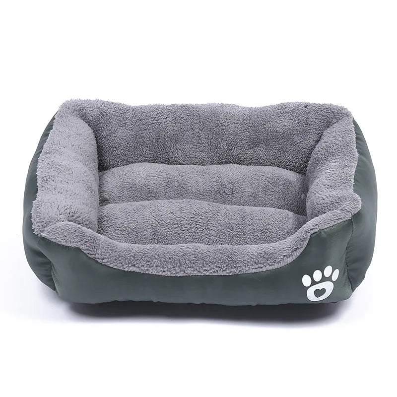 Large Washable Plush Pet Bed for Dogs - PetPlayHub