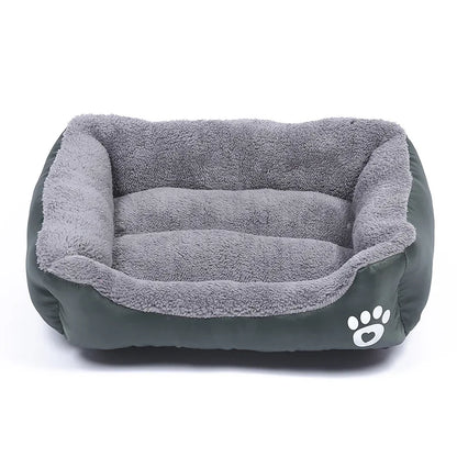 Large Washable Plush Pet Bed for Dogs - PetPlayHub