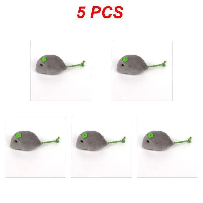 Colorful Catnip Plush Mouse Toy - PetPlayHub