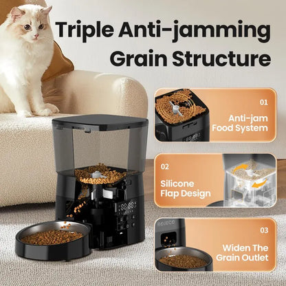 2L Automatic Pet Feeder – Timed Meals for Cats & Small Dogs - PetPlayHub