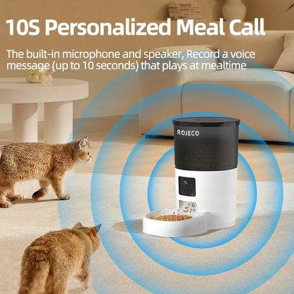 Automatic Pet Feeder with Camera – 3L Smart Food Dispenser - PetPlayHub