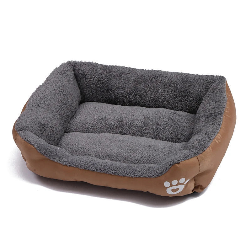Large Washable Plush Pet Bed for Dogs - PetPlayHub