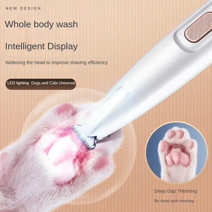 LED Pet Paw Hair Trimmer - PetPlayHub