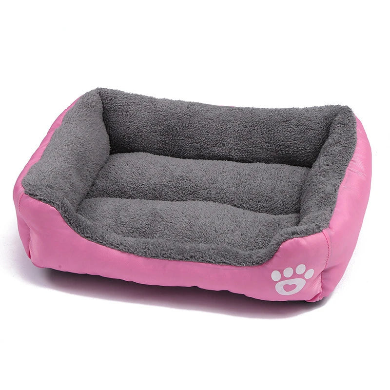 Large Washable Plush Pet Bed for Dogs - PetPlayHub