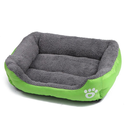Large Washable Plush Pet Bed for Dogs - PetPlayHub
