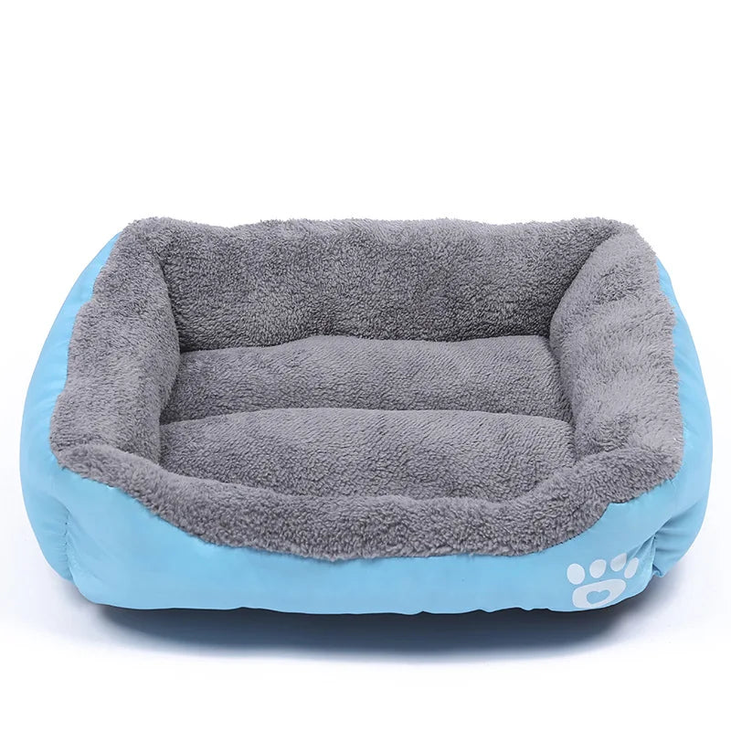 Large Washable Plush Pet Bed for Dogs - PetPlayHub